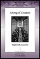 A Song of Creation SATB choral sheet music cover